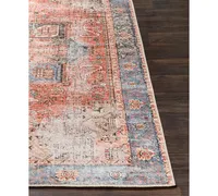 Livabliss Amelie Aml-2309 Rose Machine-Washable 2' x 3' Area Rug