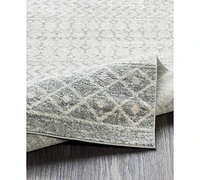 Livabliss Elaziz Elz-2308 Light Gray 2'7" x 10' Runner Area Rug