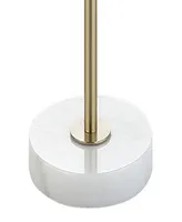 Jonathan Y June Adjustable Led Floor Lamp - Brass Gold