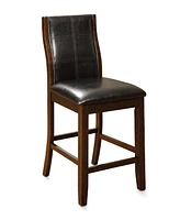 Egnew Dark Oak Pub Chair (Set of 2)