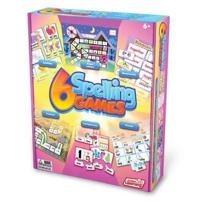 Junior Learning Spelling Games Set of 6 Different Games