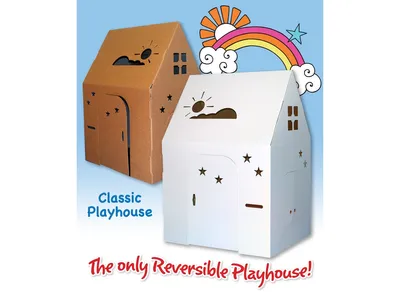 Easy Playhouse Classic Cardboard Playhouse