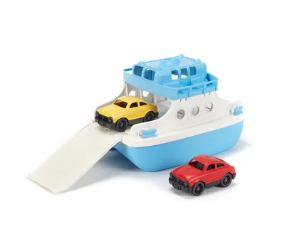 Green Toys Ferry Boat With Mini Cars