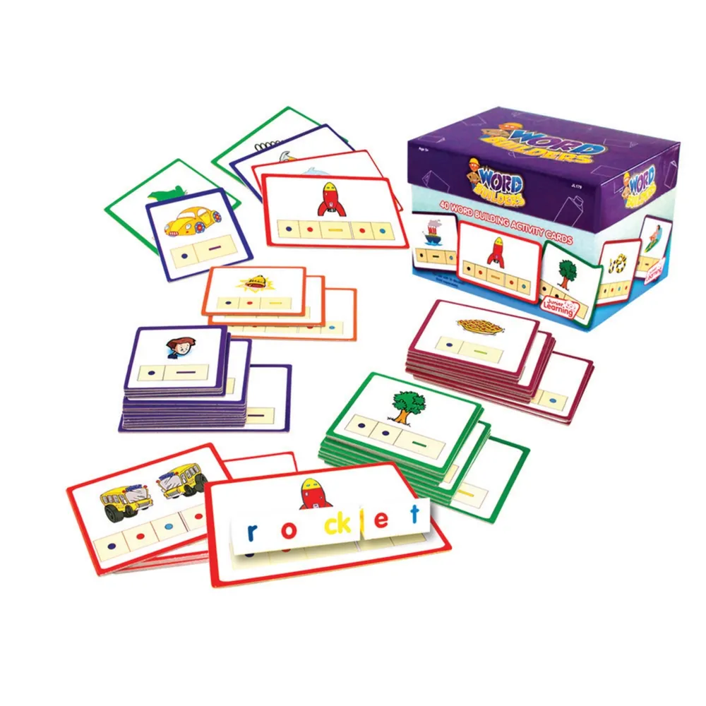 Junior Learning Word Builders Activity Cards