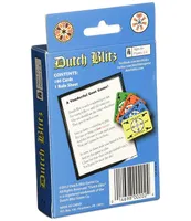 Dutch Blitz Original and Blue Expansion Pack Combo Card Game Set