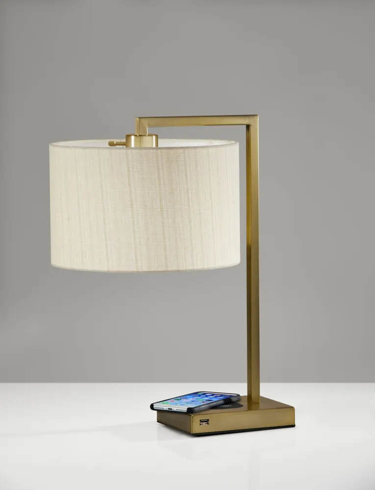 Adesso Austin Wireless Charging Table Lamp