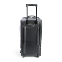 Royce New York Pebbled Leather Rolling Weekender Duffel Bag