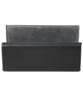 Royce New York Suede Lined Business Card Holder