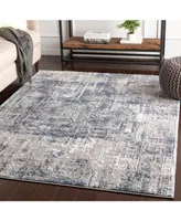 Closeout! Surya Katmandu Kat-2306 Navy 5'3" x 7'3" Area Rug