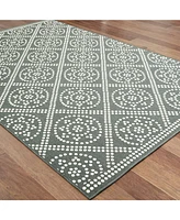Oriental Weavers Marina 3969L 7'10" x 10'10" Indoor/Outdoor Area Rug