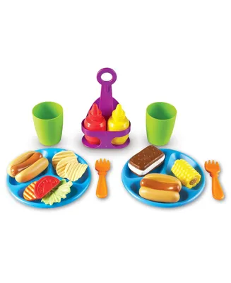Learning Resources New Sprouts Hamburger and Hotdog Cookout! - 19 Pieces