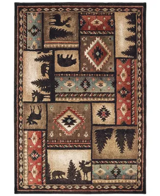 Oriental Weavers Woodlands 1041C 5'3" x 7'3" Area Rug