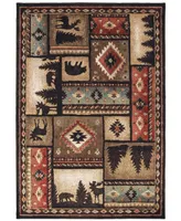 Oriental Weavers Woodlands 1041C 5'3" x 7'3" Area Rug