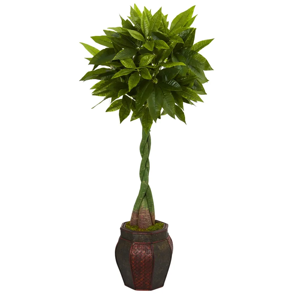 Nearly Natural 5H Silk Olive Tree With Pot Green - Office Depot