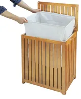 Oceanstar Spa-Style Bamboo Laundry Hamper