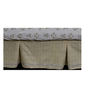 3 Stories Trading Nurture Tan Twill Dust Ruffle