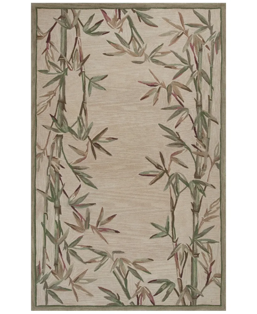 Kas Sparta Bamboo Border 5'3" x 8'3" Area Rug