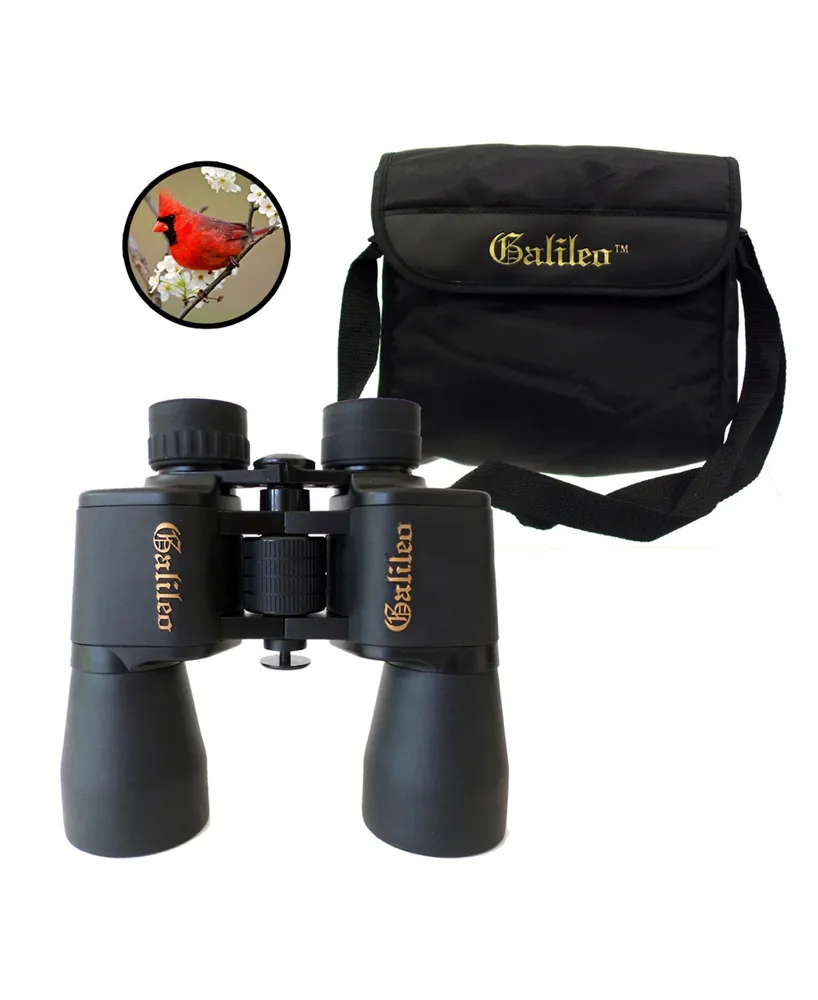 Galileo 8 Power Wide Angle Binocular with 40 mm Lenses, Case and Shoulder Strap