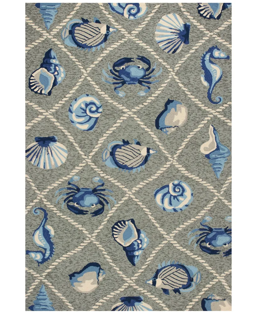 Kas Harbor Seaside 2' x 3' Indoor/Outdoor Area Rug