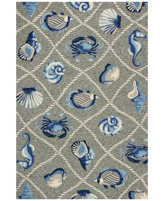 Kas Harbor Seaside 3'3" x 5'3" Indoor/Outdoor Area Rug