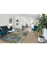 Kas Illusions Visions 6207 Green/Blue 6'7" x 9'6" Area Rug