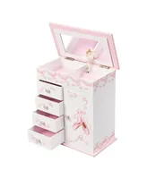 Mele & Co. Cristiana Girl's Musical Ballerina Jewelry Box