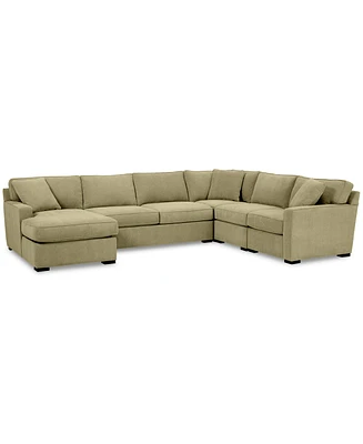 Radley -Pc. Fabric Chaise Sectional Sofa with Corner Piece