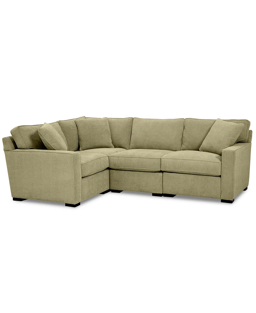 Radley Fabric -Pc. Sectional Sofa with Corner Piece