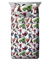 Disney Marvel Avengers 3-Pc. Sheet Set, Twin