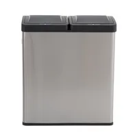 Household Essentials Stainless Steel Hunter Recycle Sensor Bin