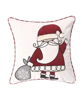 Levtex Santa Claus Lane Applique Decorative Pillow, 18" x 18"