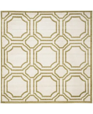 Safavieh Amherst AMT411 Ivory and Light Green 7' x 7' Square Area Rug