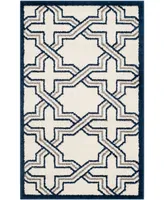 Safavieh Amherst AMT413 Ivory and Navy 2'6" x 4' Area Rug