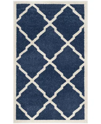 Safavieh Amherst AMT421 Navy and Beige 2'6" x 4' Area Rug