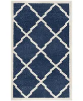 Safavieh Amherst AMT421 Navy and Beige 2'6" x 4' Area Rug