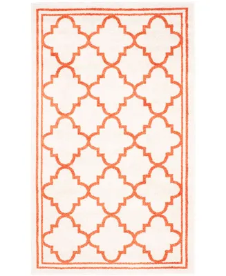 Safavieh Amherst AMT422 Beige and Orange 3' x 5' Area Rug