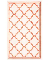 Safavieh Amherst AMT422 Beige and Orange 3' x 5' Area Rug