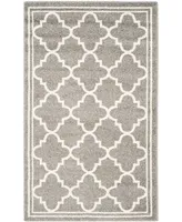 Safavieh Amherst AMT422 Dark Gray and Beige 3' x 5' Area Rug