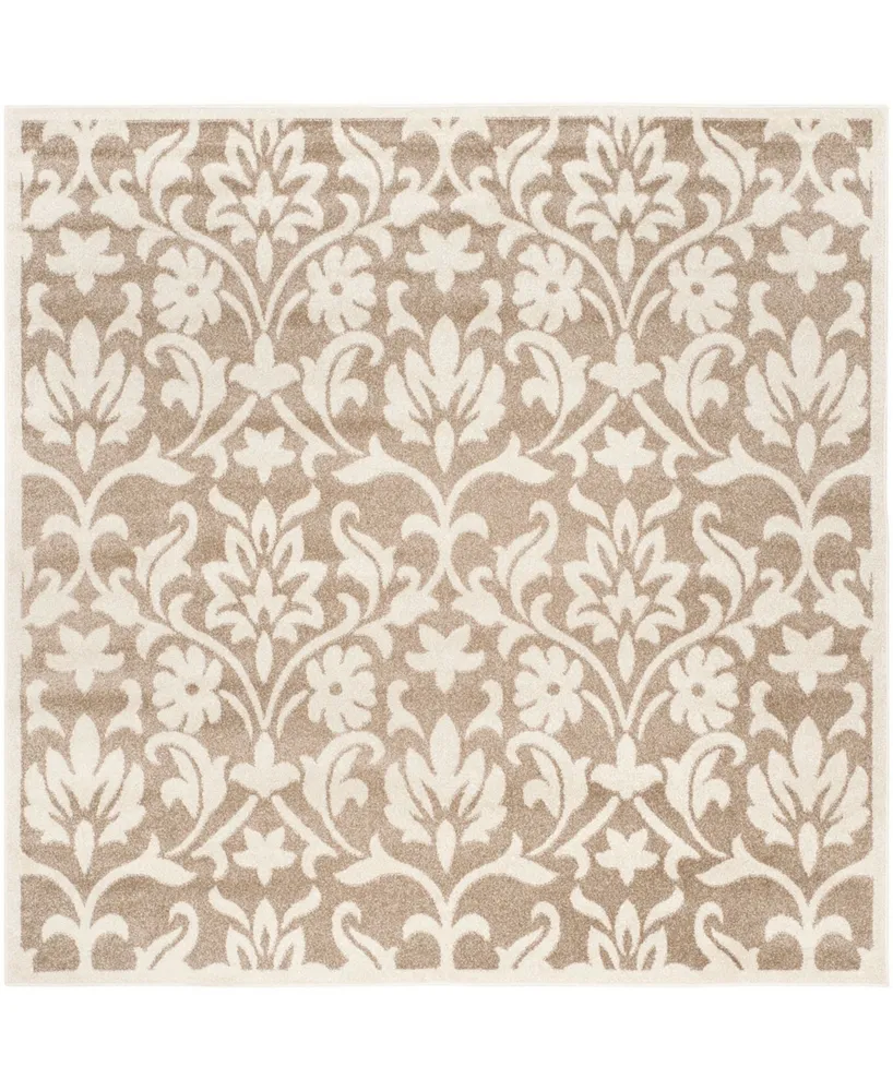 Safavieh Amherst AMT424 Wheat and Beige 7' x 7' Square Area Rug