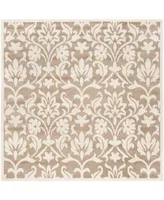 Safavieh Amherst AMT424 Wheat and Beige 7' x 7' Square Area Rug