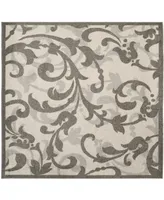 Safavieh Amherst AMT428 Ivory and Gray 7' x 7' Square Area Rug