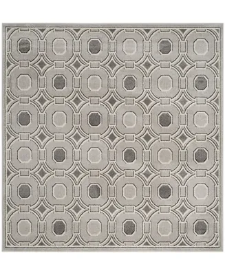 Safavieh Amherst AMT431 Light Gray and Ivory 7' x 7' Square Area Rug