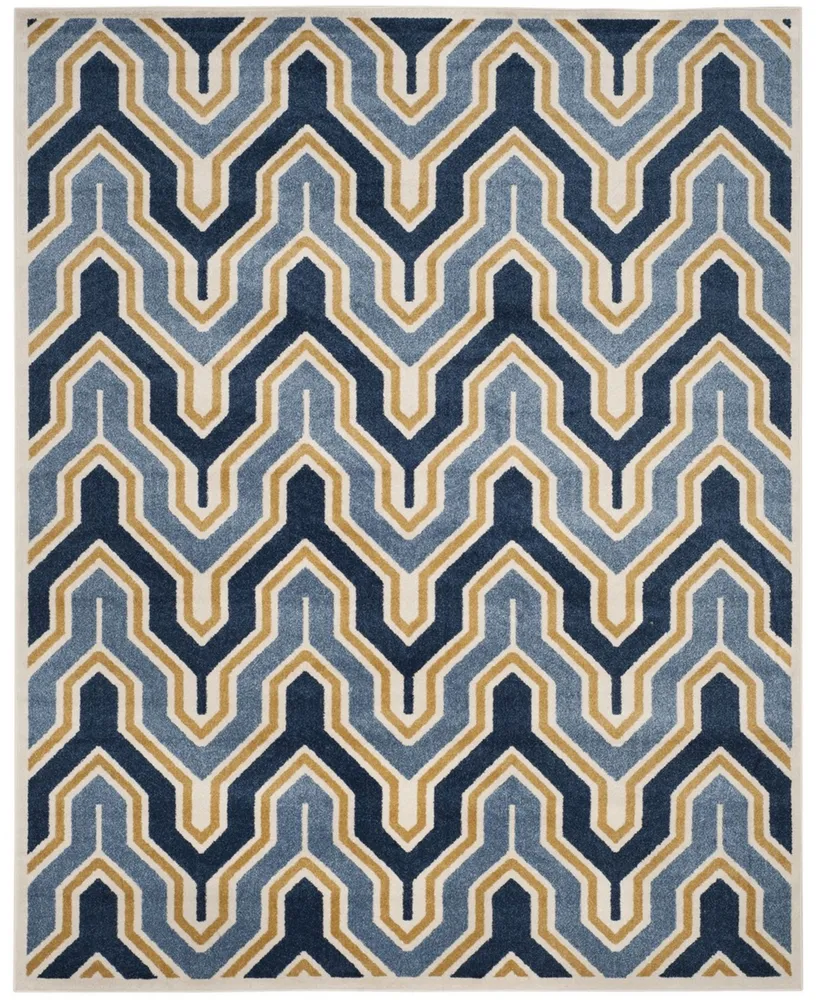 Safavieh Courtyard MSR5312 Navy and Beige 2'3" x 6'7" Sisal Weave Runner Outdoor Area Rug