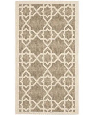 Safavieh Courtyard CY6032 and Beige 2' x 3'7" Outdoor Area Rug