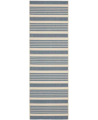 Safavieh Courtyard CY6062 and Beige 2'3" x 6'7" Sisal Weave Runner Outdoor Area Rug