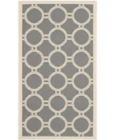 Safavieh Courtyard CY6924 Anthracite and Beige 2' x 3'7" Sisal Weave Outdoor Area Rug