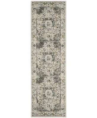 Safavieh Evoke EVK220 Grey and Gold 2'2" x 7' Runner Area Rug