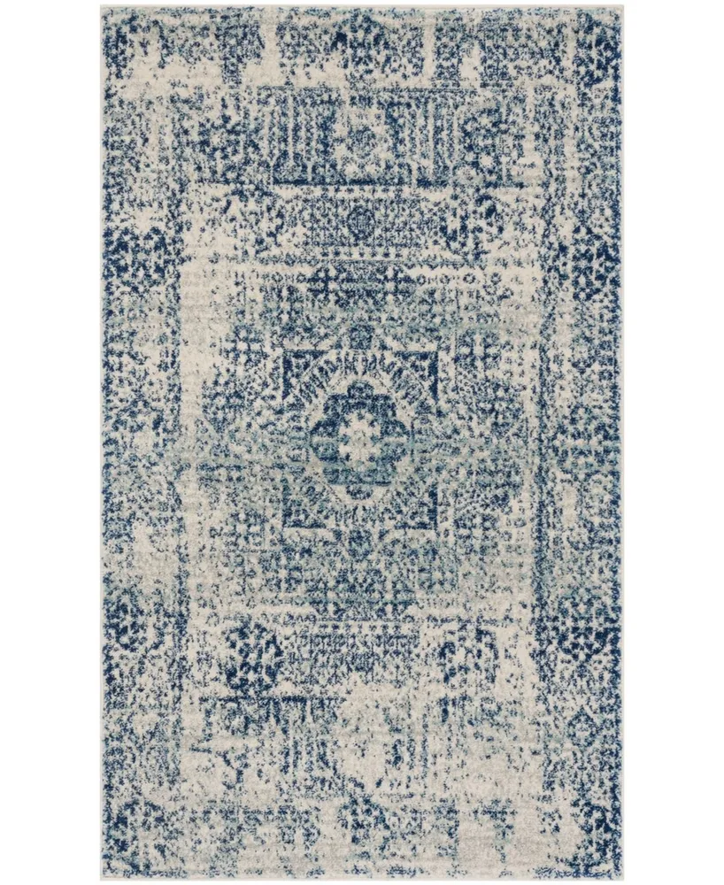 Safavieh Evoke EVK260 Ivory and 3' x 5' Area Rug