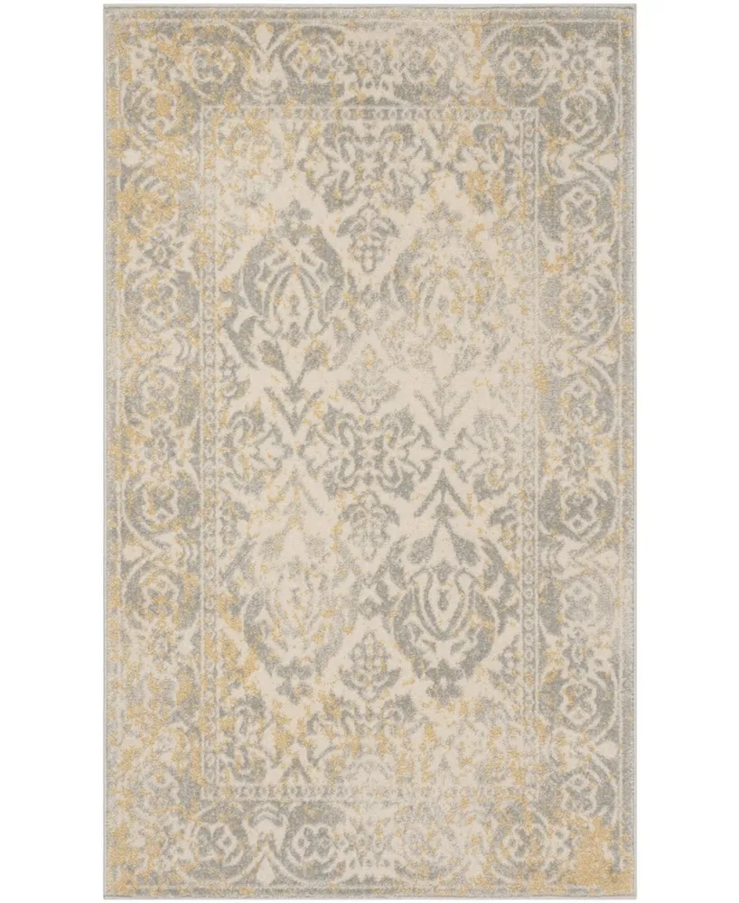 Safavieh Evoke EVK264 Ivory and Gray 3' x 5' Area Rug