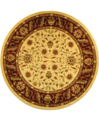 Safavieh Lyndhurst LNH215 Ivory and Red 8' x 8' Round Area Rug